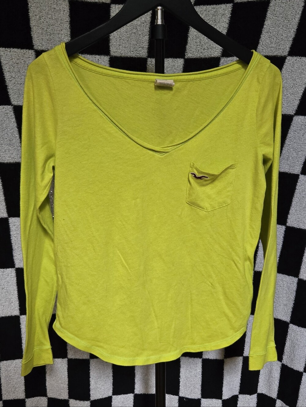 Hollister pocket long sleeve shirt size small